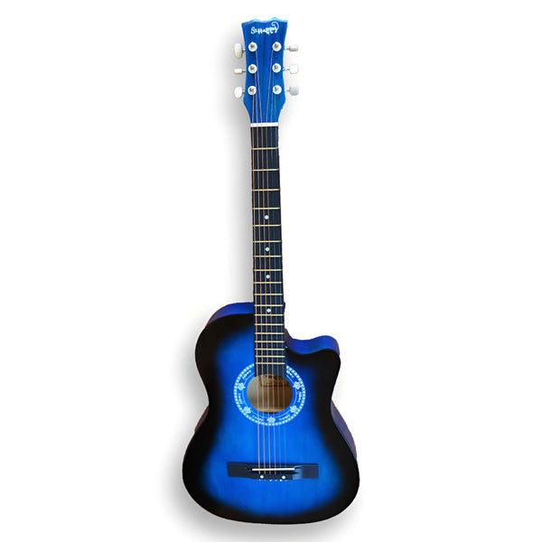 Nofeka Uganda Acoustic Guitars Happy 038C 6-Steel String  Acoustic Guitar - Blue