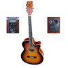 Nofeka Uganda Acoustic Electric Guitars Natural Brown Ibanez 4010EQ 6 Strings Acoustic Electric Guitar - BROWN