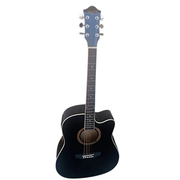 Nofeka Uganda Acoustic Electric Guitars Magical 6-Steel String Acoustic-Electric Guitar - Black