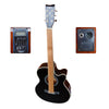 Yamaha Acoustic Electric Guitars Yamaha 4010EQ Amplified Guitar - BLACK