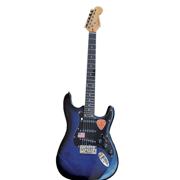 Nofeka Uganda Electric Guitars Fender 6-string Right-handed Solidbody Electric Guitar - Blue Burst