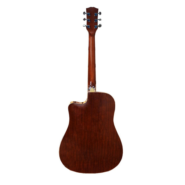 Nofeka Uganda Acoustic Electric Guitars Gibsun J160CE 6-Steel String Acoustic Electric Guitar - Natural Brown