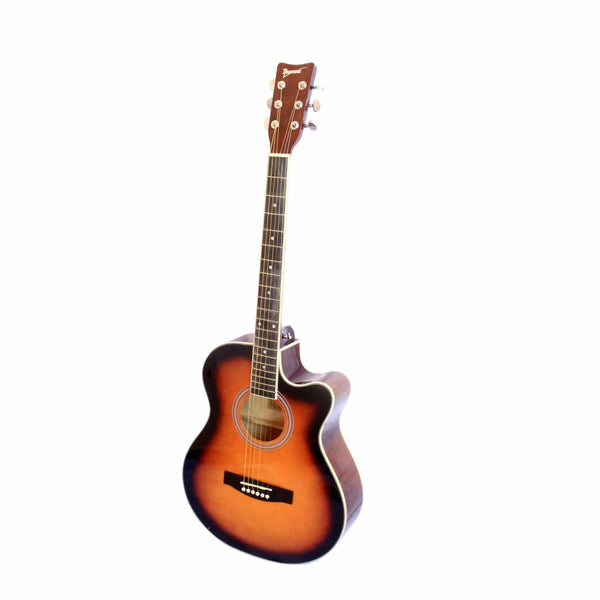 Nofeka Uganda Acoustic Guitars Ibanez IB 4010 6-Steel String Acoustic Guitar - Brown