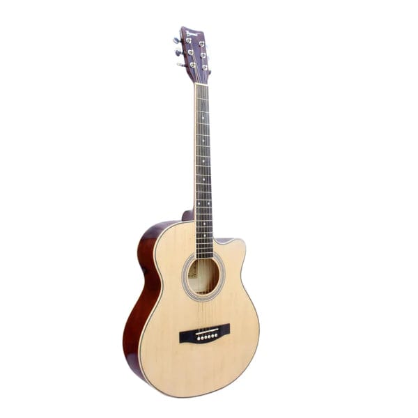 Nofeka Uganda Acoustic Guitars Ibanez IB 4010 6-Steel String Acoustic Guitar Pack - Natural Brown