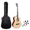 Ibanez IB 4010 6-Steel Strings Acoustic Guitar Pack - Natural Brown