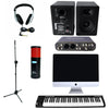 Nofeka Uganda Studio Recording Bundles M-Audio Fast Track Pro Desktop Home Recording Bundle - Pack of 6