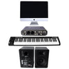 Nofeka Uganda Studio Combos M-Audio Keystation MK3 Desktop Home Recording Bundle - Pack of 4