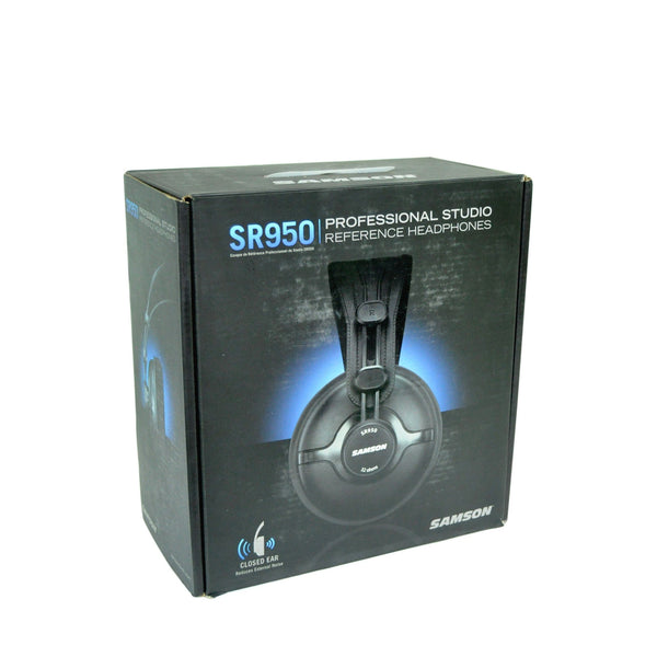 Pro Music Equipment Studio Headphones Samson SR950 Professional Studio Headphones