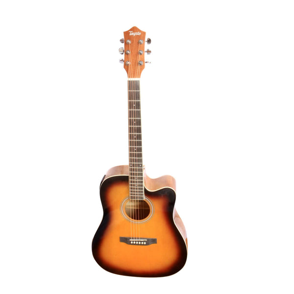 Nofeka Uganda Guitars Brown Tayste T411-3TS 6-Steel String Acoustic-electric Guitar - Brown