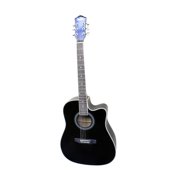 Nofeka Uganda Acoustic Guitars Black Tayste T411-BK 6-Steel String Acoustic-electric Guitar - Black