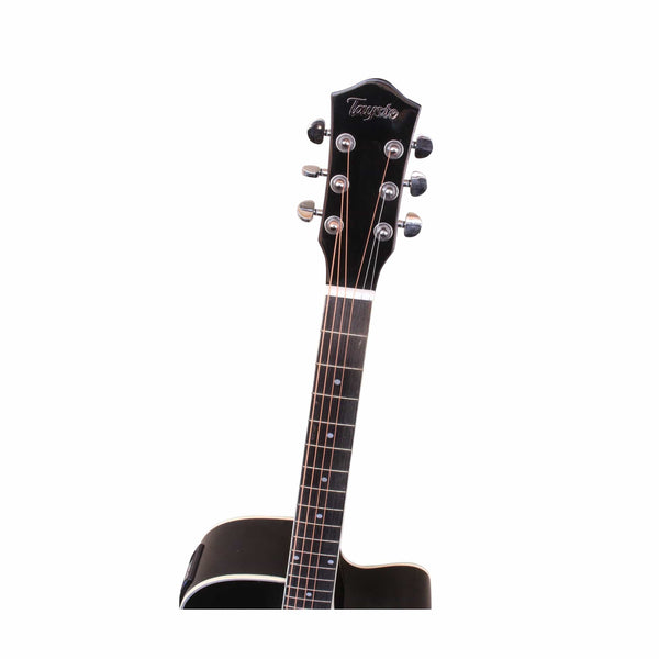 Nofeka Uganda Acoustic Guitars Tayste T411-BK 6-Steel String Acoustic-electric Guitar Pack - Black