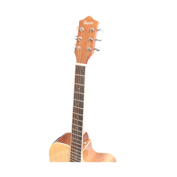 Nofeka Uganda Guitars Tayste T411-N 6-Steel String Acoustic-electric Guitar Pack - Natural Brown