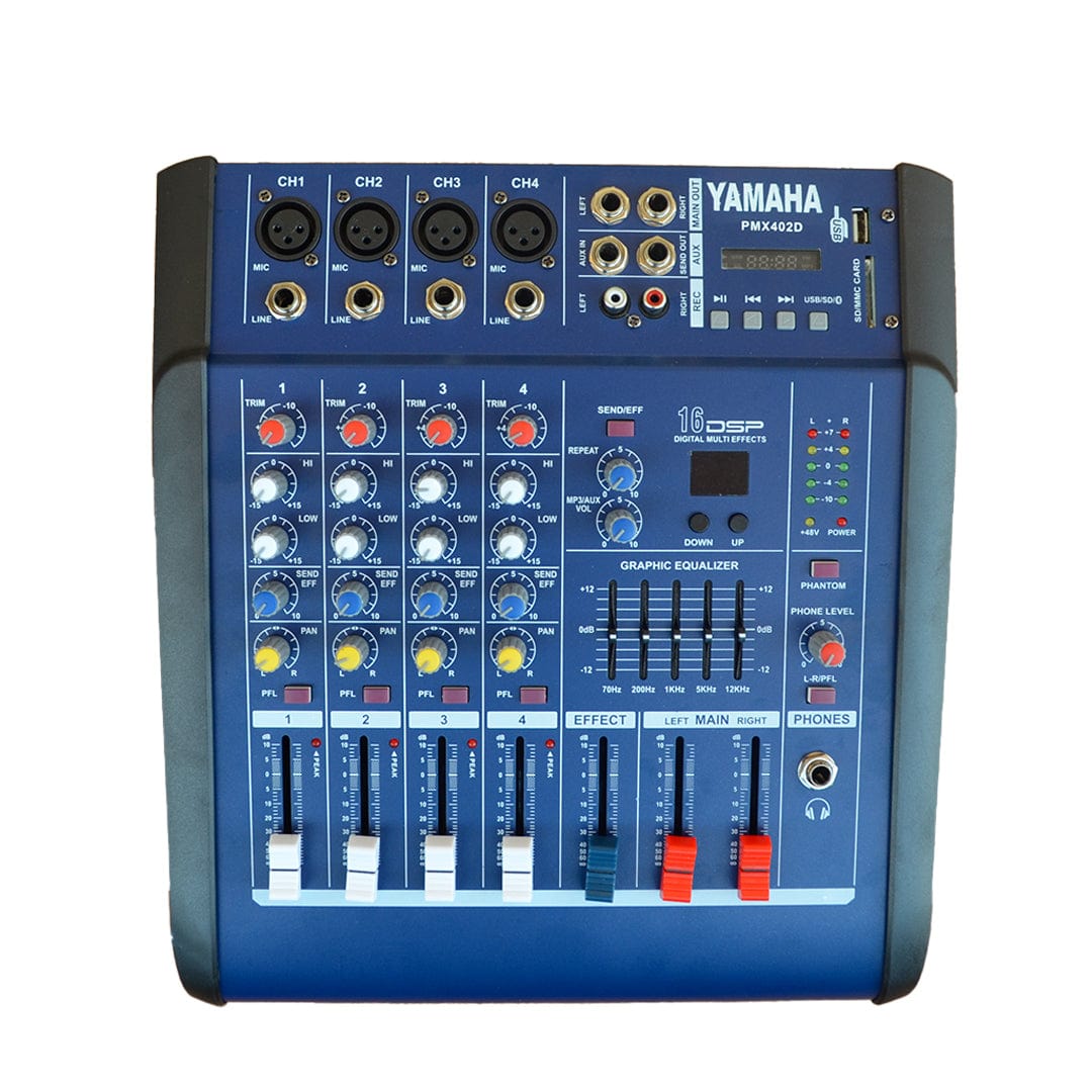 Yamaha PMX402D Digital Multi Effects 4 Channel Amp Mixer