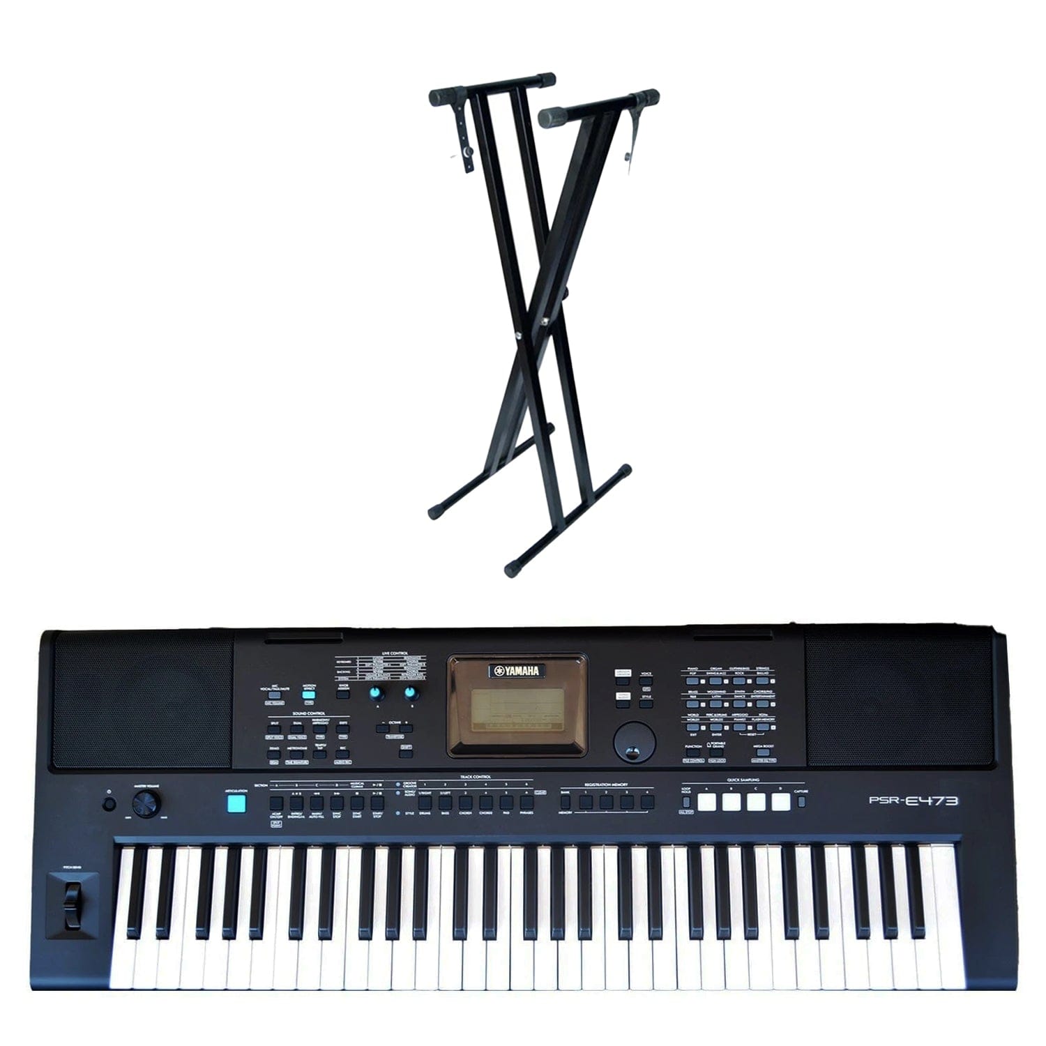 PSR-E473 61-key Portable Keyboard Specs - Yamaha USA