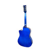 Nofeka Uganda Acoustic Guitars Yawara 038C 6-Steel String Dreadnought Acoustic Guitar - Blue