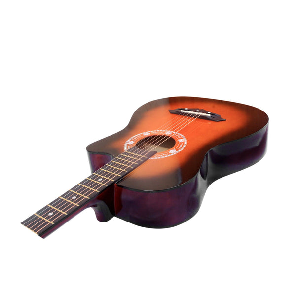 Nofeka Uganda Acoustic Guitars Yawara 038C 6-Steel String Dreadnought Acoustic Guitar - Brown